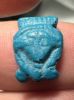 Picture of ANCIENT EGYPT.  BEAUTIFUL COLOR. GRECO - ROMAN - FAIENCE HATHOR AMULET . 300 B.C - 100 A.D