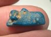 Picture of ANCIENT EGYPT.  BEAUTIFUL COLOR. GRECO - ROMAN - FAIENCE HIPPOPOTAMUS AMULET . 300 B.C - 100 A.D