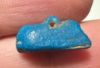 Picture of ANCIENT EGYPT.  BEAUTIFUL COLOR. GRECO - ROMAN - FAIENCE HIPPOPOTAMUS AMULET . 300 B.C - 100 A.D