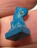 Picture of ANCIENT EGYPT.  BEAUTIFUL COLOR. GRECO - ROMAN - FAIENCE BABOON AMULET . 300 B.C - 100 A.D