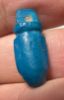 Picture of ANCIENT EGYPT.  BEAUTIFUL COLOR. GRECO - ROMAN - FAIENCE HEART AMULET . 300 B.C - 100 A.D