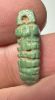 Picture of ANCIENT EGYPT.  BEAUTIFUL COLOR. GRECO - ROMAN - FAIENCE  AMULET . 300 B.C - 100 A.D. FLORAL ELEMENT OR BUNCH OF GRAPES