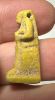 Picture of ANCIENT EGYPT.  BEAUTIFUL COLOR. GRECO - ROMAN - FAIENCE ISIS NURSING HORUS AMULET . 300 B.C - 100 A.D