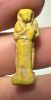 Picture of ANCIENT EGYPT.  BEAUTIFUL COLOR. GRECO - ROMAN - FAIENCE ISIS NURSING HORUS AMULET . 300 B.C - 100 A.D