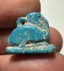 Picture of ANCIENT EGYPT.  BEAUTIFUL COLOR. GRECO - ROMAN - FAIENCE IBIS AMULET . 300 B.C - 100 A.D