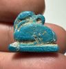 Picture of ANCIENT EGYPT.  BEAUTIFUL COLOR. GRECO - ROMAN - FAIENCE IBIS AMULET . 300 B.C - 100 A.D