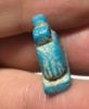 Picture of ANCIENT EGYPT.  BEAUTIFUL COLOR. GRECO - ROMAN - FAIENCE IBIS AMULET . 300 B.C - 100 A.D
