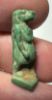 Picture of ANCIENT EGYPT.  BEAUTIFUL COLOR. GRECO - ROMAN - FAIENCE TAWERET AMULET . 300 B.C - 100 A.D