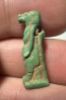 Picture of ANCIENT EGYPT.  BEAUTIFUL COLOR. GRECO - ROMAN - FAIENCE TAWERET AMULET . 300 B.C - 100 A.D