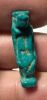 Picture of ANCIENT EGYPT.  BEAUTIFUL COLOR. GRECO - ROMAN - FAIENCE TAWERET AMULET . 300 B.C - 100 A.D