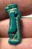 Picture of ANCIENT EGYPT.  BEAUTIFUL COLOR. GRECO - ROMAN - FAIENCE TAWERET AMULET . 300 B.C - 100 A.D