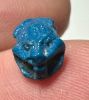 Picture of ANCIENT EGYPT.  BEAUTIFUL COLOR. GRECO - ROMAN - FAIENCE FROG SCARABOID . 300 B.C - 100 A.D