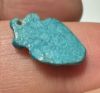 Picture of ANCIENT EGYPT.  BEAUTIFUL COLOR. GRECO - ROMAN - FAIENCE HEART AMULET . 300 B.C - 100 A.D