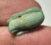 Picture of ANCIENT EGYPT.  BEAUTIFUL COLOR. GRECO - ROMAN - FAIENCE GOOSE AMULET . 300 B.C - 100 A.D