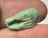 Picture of ANCIENT EGYPT.  BEAUTIFUL COLOR. GRECO - ROMAN - FAIENCE GOOSE AMULET . 300 B.C - 100 A.D