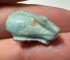 Picture of ANCIENT EGYPT.  BEAUTIFUL COLOR. GRECO - ROMAN - FAIENCE GOOSE AMULET . 300 B.C - 100 A.D