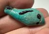 Picture of ANCIENT EGYPT.  BEAUTIFUL COLOR. GRECO - ROMAN - FAIENCE BIRD AMULET . 300 B.C - 100 A.D