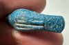 Picture of ANCIENT EGYPT.  BEAUTIFUL COLOR. GRECO - ROMAN - FAIENCE BIRD AMULET . 300 B.C - 100 A.D