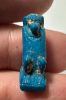 Picture of ANCIENT EGYPT.  BEAUTIFUL COLOR. GRECO - ROMAN - FAIENCE BABOON AMULET . 300 B.C - 100 A.D