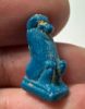 Picture of ANCIENT EGYPT.  BEAUTIFUL COLOR. GRECO - ROMAN - FAIENCE BABOON AMULET . 300 B.C - 100 A.D