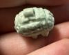 Picture of ANCIENT EGYPT.  BEAUTIFUL COLOR. GRECO - ROMAN - FAIENCE HEDGEHOG AMULET . 300 B.C - 100 A.D