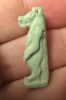Picture of ANCIENT EGYPT.  BEAUTIFUL COLOR. GRECO - ROMAN - FAIENCE TAWERET AMULET . 300 B.C - 100 A.D