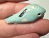 Picture of ANCIENT EGYPT.  BEAUTIFUL COLOR. GRECO - ROMAN - FAIENCE BIRD AMULET . 300 B.C - 100 A.D