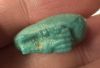 Picture of ANCIENT EGYPT.  BEAUTIFUL COLOR. GRECO - ROMAN - FAIENCE GOOSE AMULET . 300 B.C - 100 A.D
