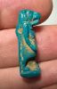 Picture of ANCIENT EGYPT.  BEAUTIFUL COLOR. GRECO - ROMAN - FAIENCE TAWERET AMULET . 300 B.C - 100 A.D