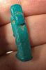 Picture of ANCIENT EGYPT.  BEAUTIFUL COLOR. GRECO - ROMAN - FAIENCE TAWERET AMULET . 300 B.C - 100 A.D