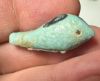 Picture of ANCIENT EGYPT.  BEAUTIFUL COLOR. GRECO - ROMAN - FAIENCE BIRD AMULET . 300 B.C - 100 A.D