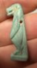 Picture of ANCIENT EGYPT.  BEAUTIFUL COLOR. GRECO - ROMAN - FAIENCE TAWERET AMULET . 300 B.C - 100 A.D
