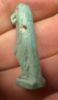 Picture of ANCIENT EGYPT.  BEAUTIFUL COLOR. GRECO - ROMAN - FAIENCE TAWERET AMULET . 300 B.C - 100 A.D