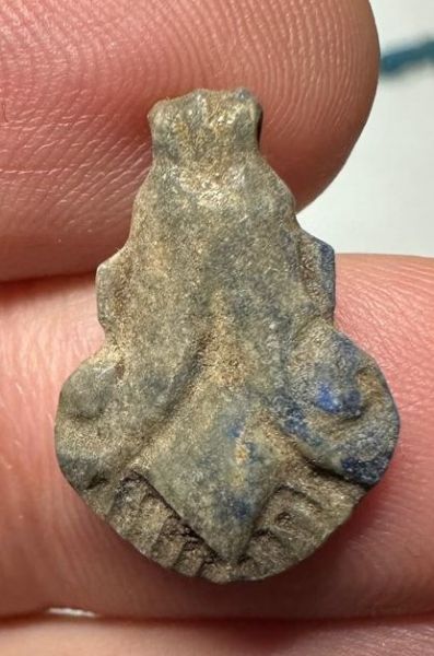 Picture of  ANCIENT EGYPT. NEW KINGDOM LAPIS LAZULI LOTUS FLOWER. 1250 B.C