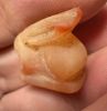 Picture of ANCIENT EGYPT -  BEAUTIFUL  CARNELIAN AMULET OF A HARE . NEW KINGDOM .1250 B.C. 