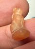 Picture of ANCIENT EGYPT -  BEAUTIFUL  CARNELIAN AMULET OF A CAT . NEW KINGDOM .1250 B.C. 