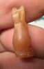 Picture of ANCIENT EGYPT -  BEAUTIFUL  CARNELIAN AMULET OF A CAT . NEW KINGDOM .1250 B.C. 