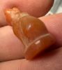 Picture of ANCIENT EGYPT -  BEAUTIFUL  CARNELIAN AMULET OF A CAT . NEW KINGDOM .1250 B.C. 