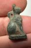Picture of ANCIENT EGYPT -  BEAUTIFUL  GREEN STONE AMULET OF A CAT . NEW KINGDOM .1250 B.C. 