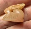 Picture of ANCIENT EGYPT -  BEAUTIFUL  CARNELIAN AMULET OF A HARE . NEW KINGDOM .1250 B.C. 