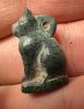 Picture of ANCIENT EGYPT -  BEAUTIFUL  GREEN STONE AMULET OF A CAT . NEW KINGDOM .1250 B.C. 