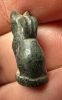 Picture of ANCIENT EGYPT -  BEAUTIFUL  GREEN STONE AMULET OF A CAT . NEW KINGDOM .1250 B.C. 