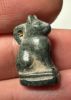 Picture of ANCIENT EGYPT -  BEAUTIFUL  GREEN STONE AMULET OF A CAT . NEW KINGDOM .1250 B.C. 