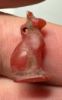 Picture of ANCIENT EGYPT -  BEAUTIFUL  CARNELIAN AMULET OF A CAT . NEW KINGDOM .1250 B.C. 