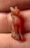 Picture of ANCIENT EGYPT -  BEAUTIFUL  CARNELIAN AMULET OF A CAT . NEW KINGDOM .1250 B.C. 