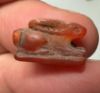 Picture of ANCIENT EGYPT -  BEAUTIFUL  CARNELIAN AMULET OF A HARE . NEW KINGDOM .1250 B.C. 