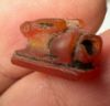 Picture of ANCIENT EGYPT -  BEAUTIFUL  CARNELIAN AMULET OF A HARE . NEW KINGDOM .1250 B.C. 