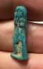 Picture of ANCIENT EGYPT.  BEAUTIFUL COLOR. GRECO - ROMAN - FAIENCE MONKEY AMULET . 300 B.C - 100 A.D
