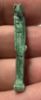 Picture of ANCIENT EGYPT.  BEAUTIFUL COLOR. GRECO - ROMAN - FAIENCE THOTH AMULET . 300 B.C - 100 A.D