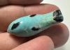Picture of ANCIENT EGYPT.  BEAUTIFUL COLOR. GRECO - ROMAN - FAIENCE BIRD AMULET . 300 B.C - 100 A.D